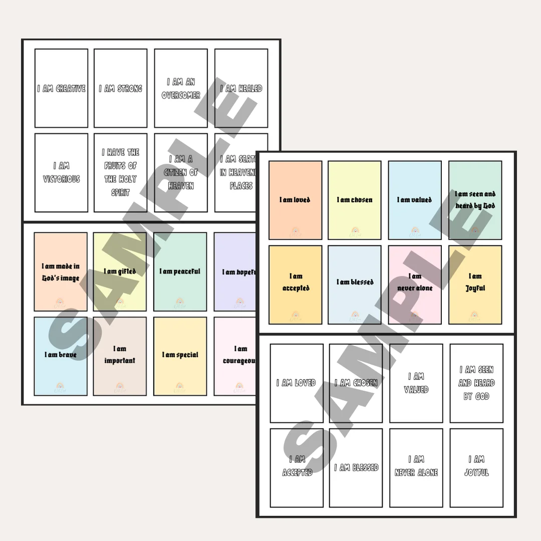 Biblical Affirmation Cards product image (1)