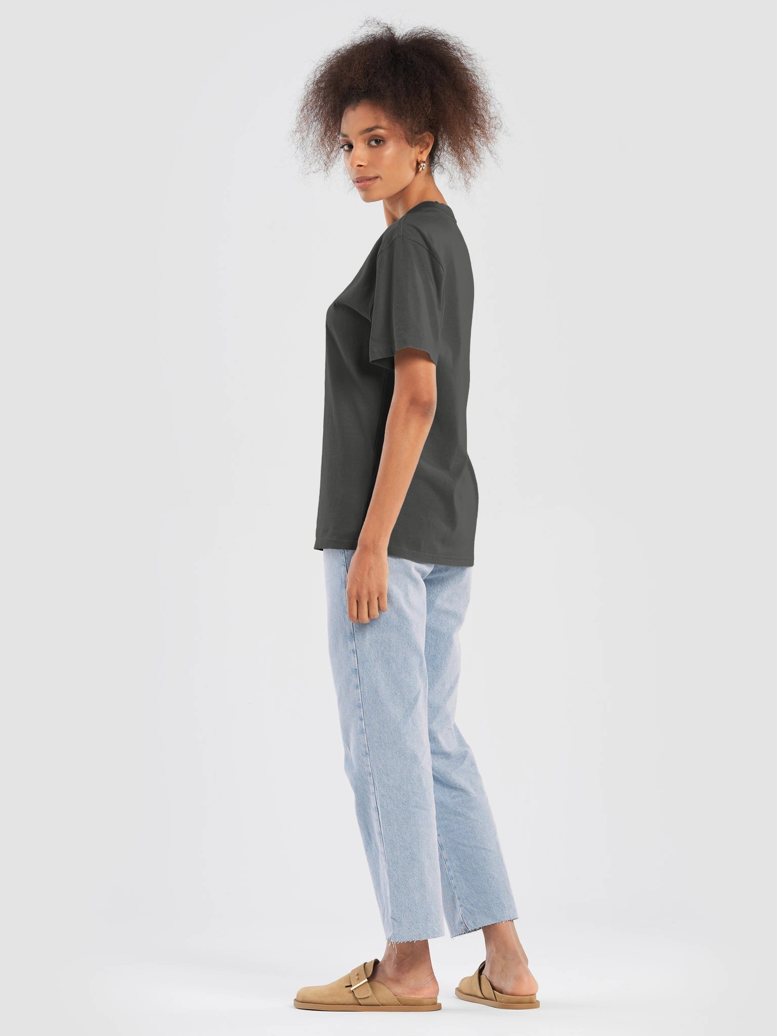 MINAY Originals | Embroidered Moonlit Crow & Pumpkin Oversized Tee product image (52)