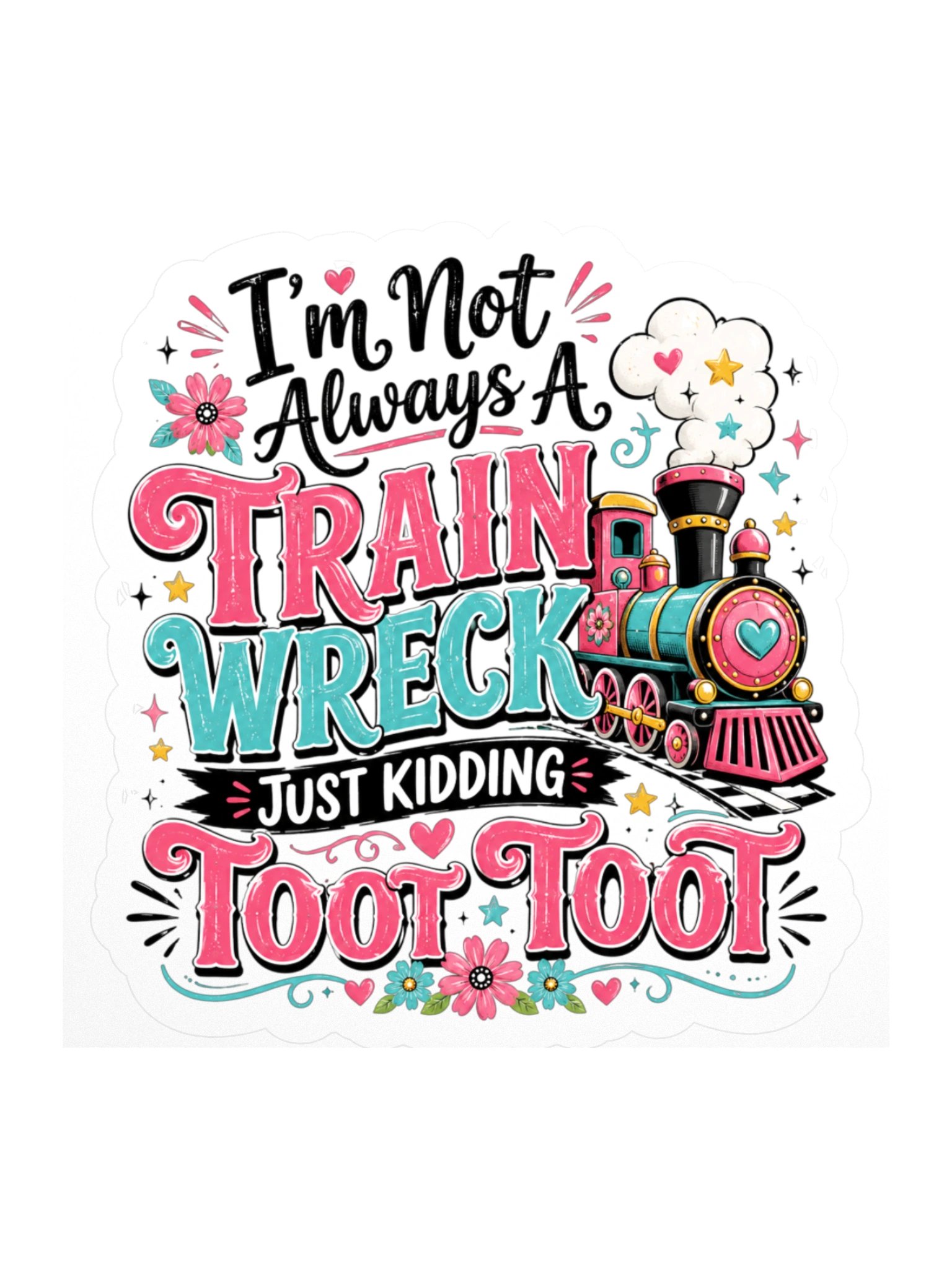 Train Wreck Sticker product image (1)