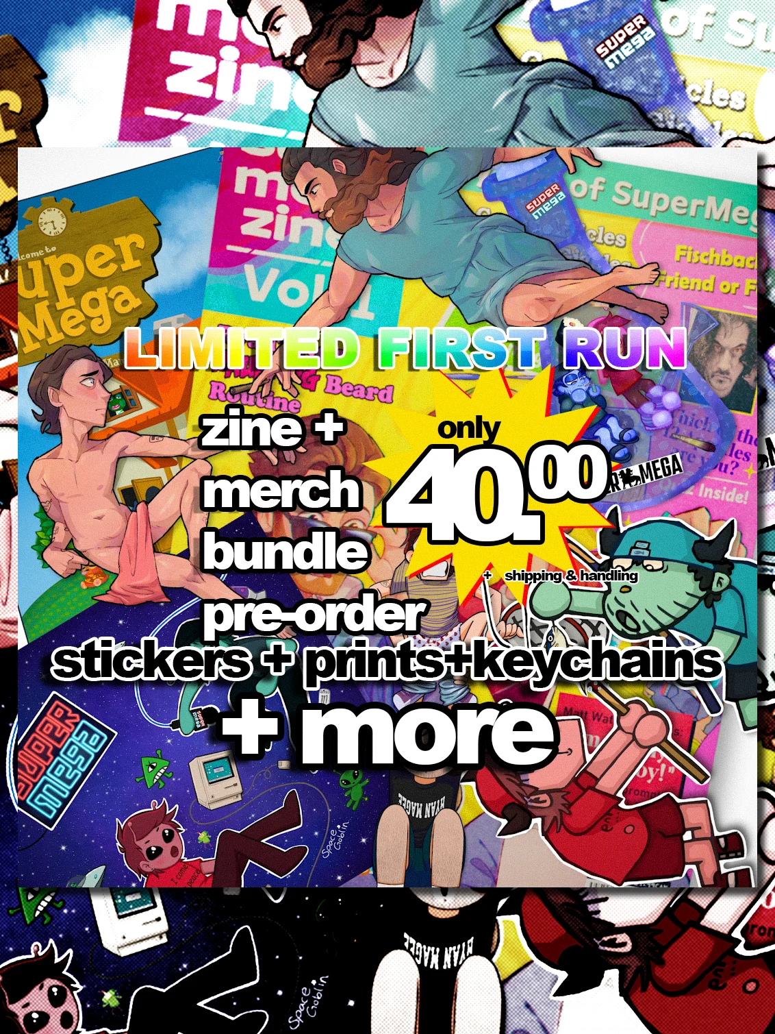 Zine + Merch Bundle (PRE-ORDER) product image (1)