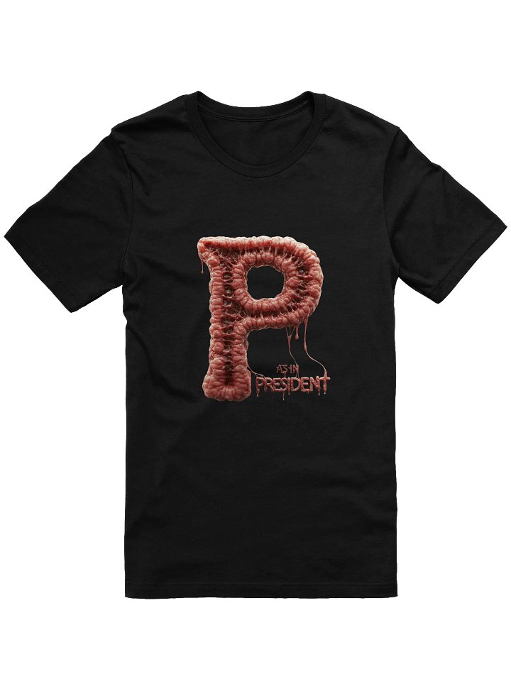 P as in president super soft t-shirt by dark alphabet product image (1)