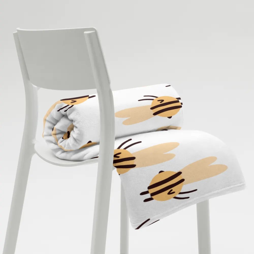 bee cozy blanket product image (6)