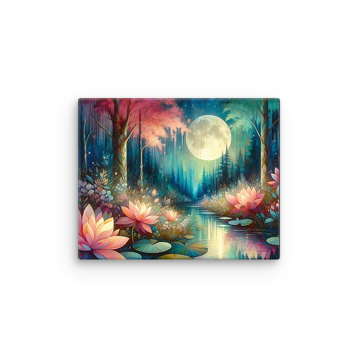 Midnight Lotus on Canvas product image (1)