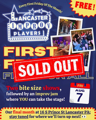 Our last First Friday at South Prince is SOLD OUT! 

There are still NINE more shows to see this month before we say Good Nig...