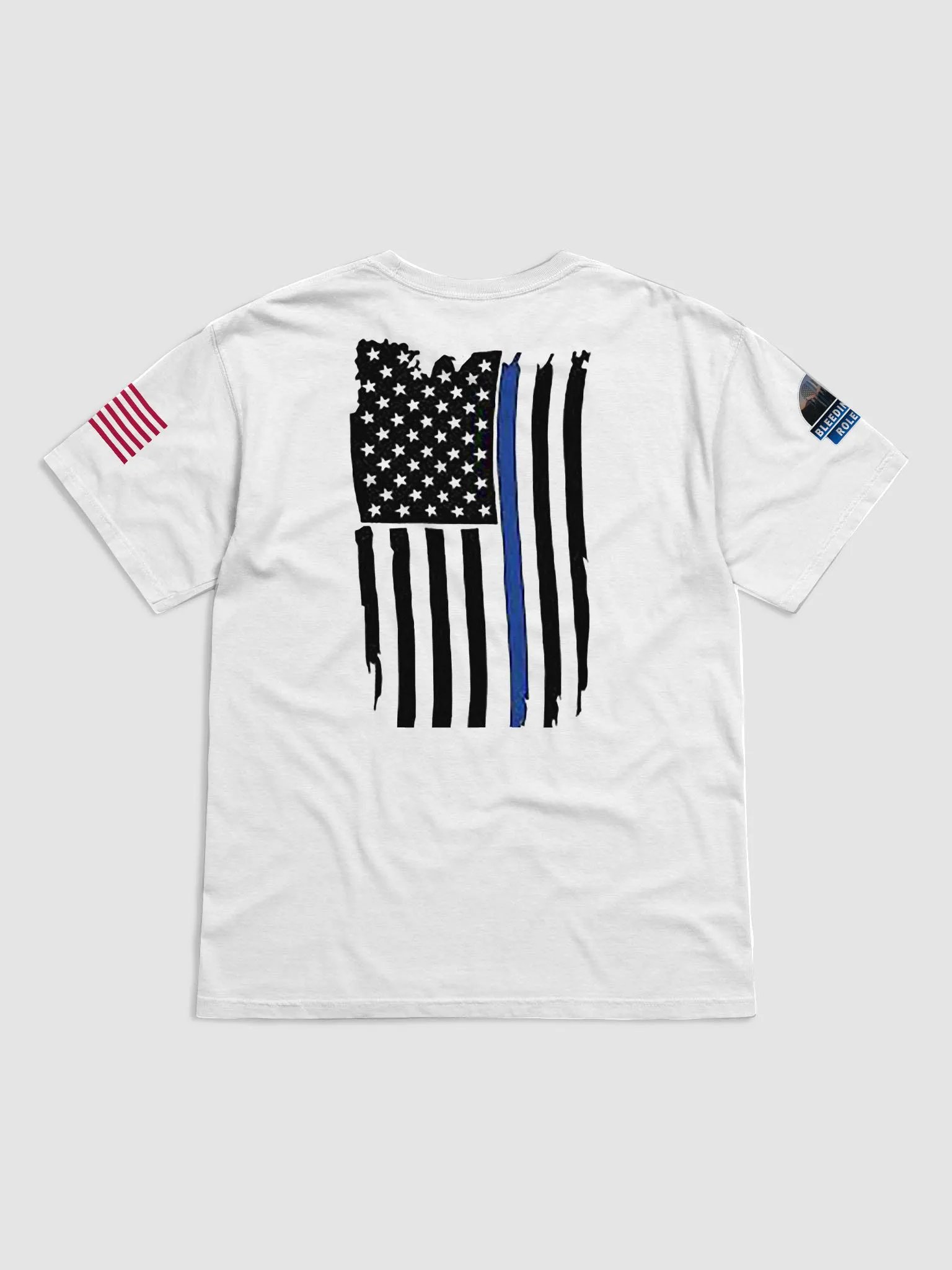 Bleeding Blue Roleplay Wht T product image (2)