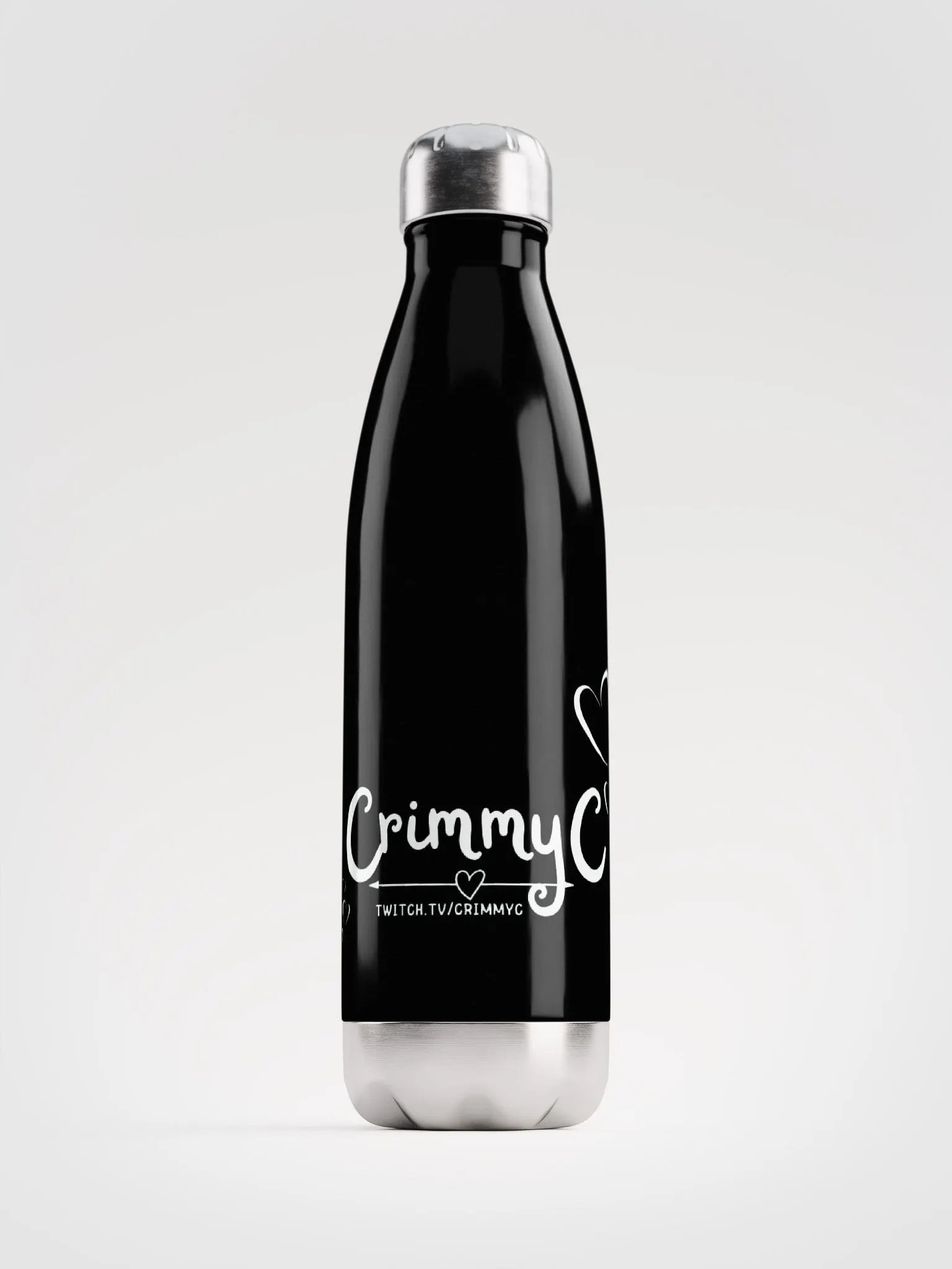 Glossy Steel Oasis Water Bottle product image (1)