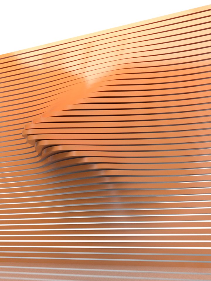 Parametric Wall Facade Design Grasshopper Rhino Files Download product image (1)