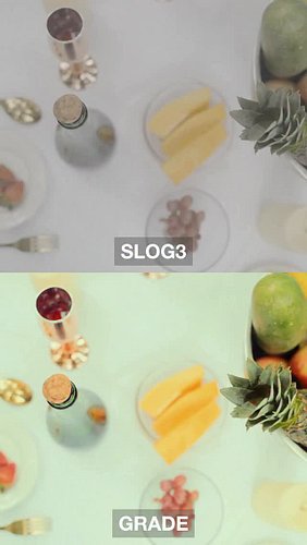 For the love of SLOG3 🥰 Before and after grading @sweetbrownofficial FLEX 🍇🍓🍒 

#colorist #colorgrading #filmmaking #davincir...