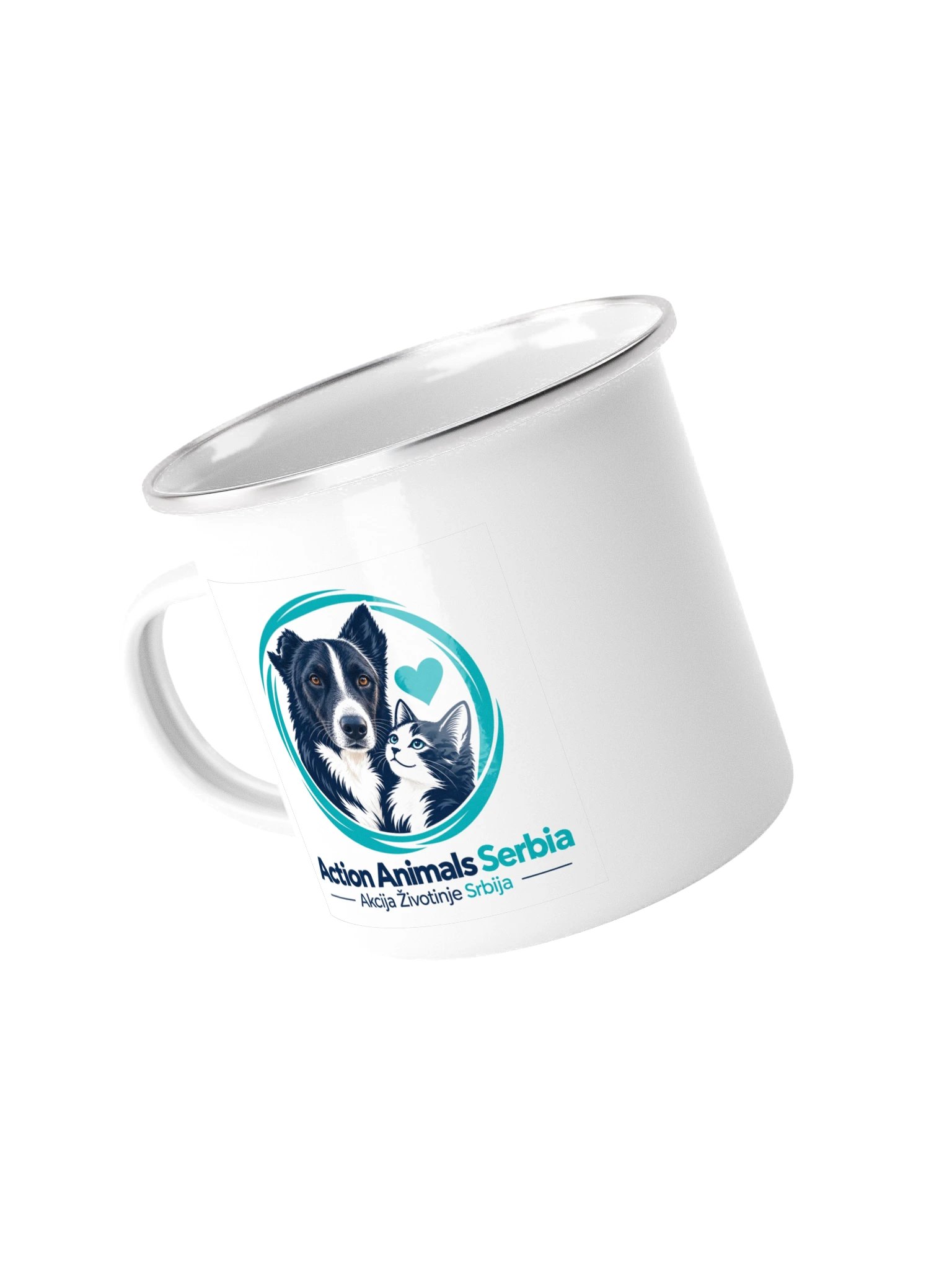 AAS · Hund und Katze – Emaille-Campingbecher product image (2)