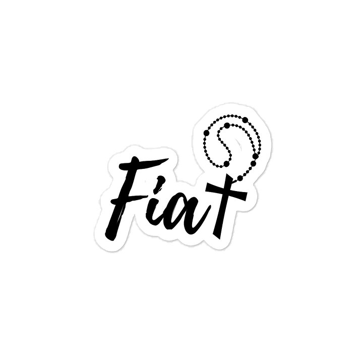 Fiat Rosary Sticker product image (1)