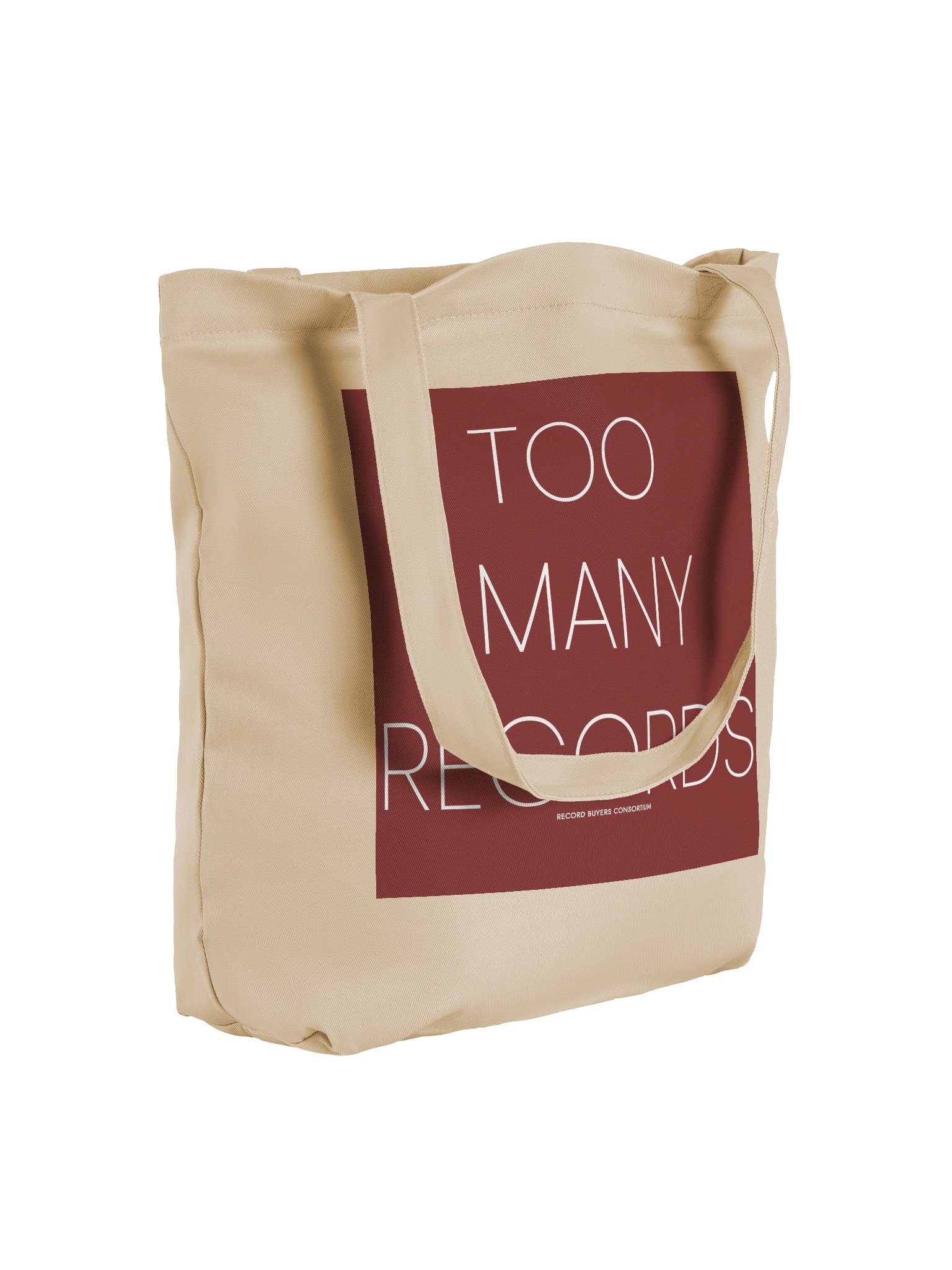 Too Many Records Tote blk product image (4)