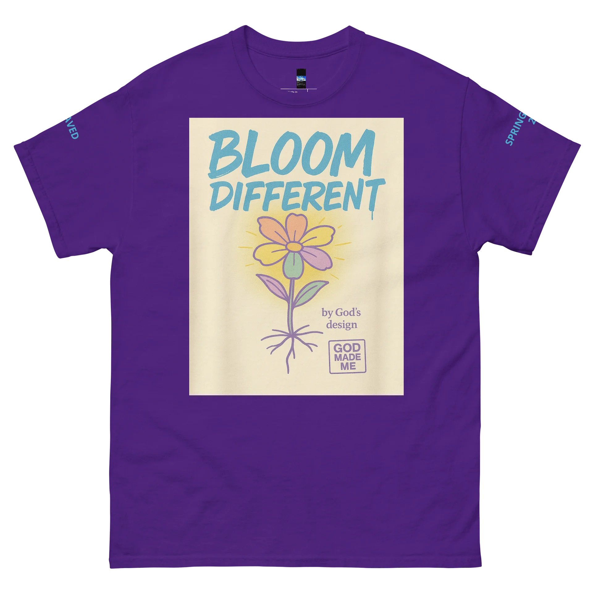 BLOOM DIFFERENT Graphic T-Shirt product image (2)