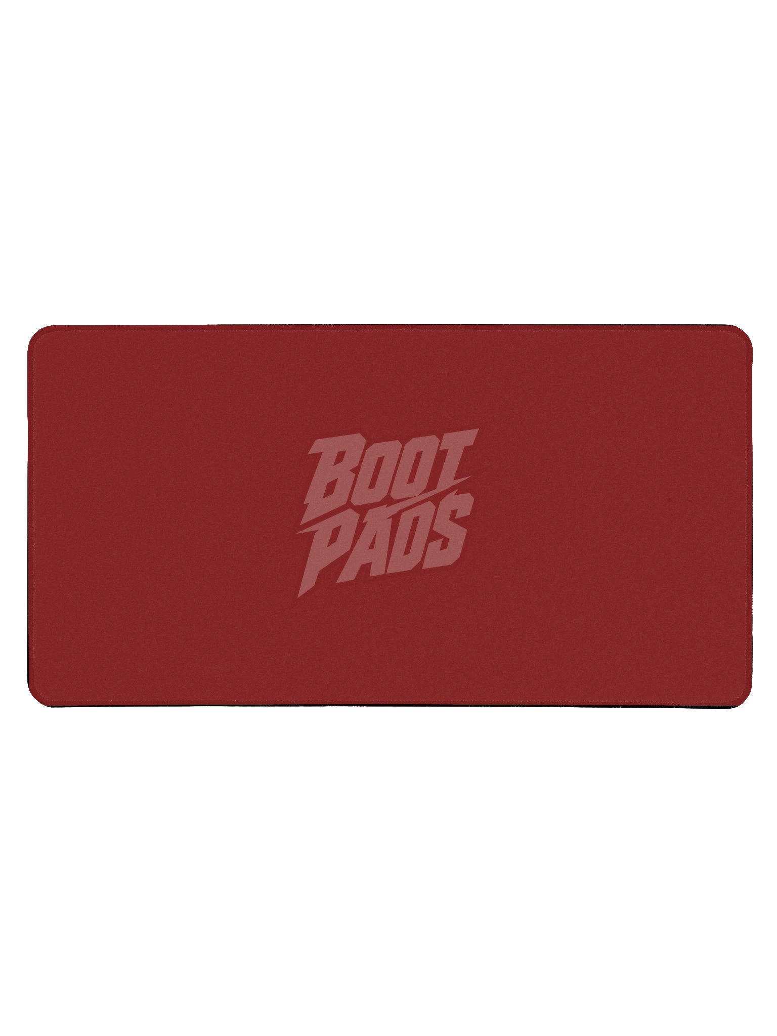 Mousepad Logo Bootpads Centrado Deskmat Rojo product image (1)