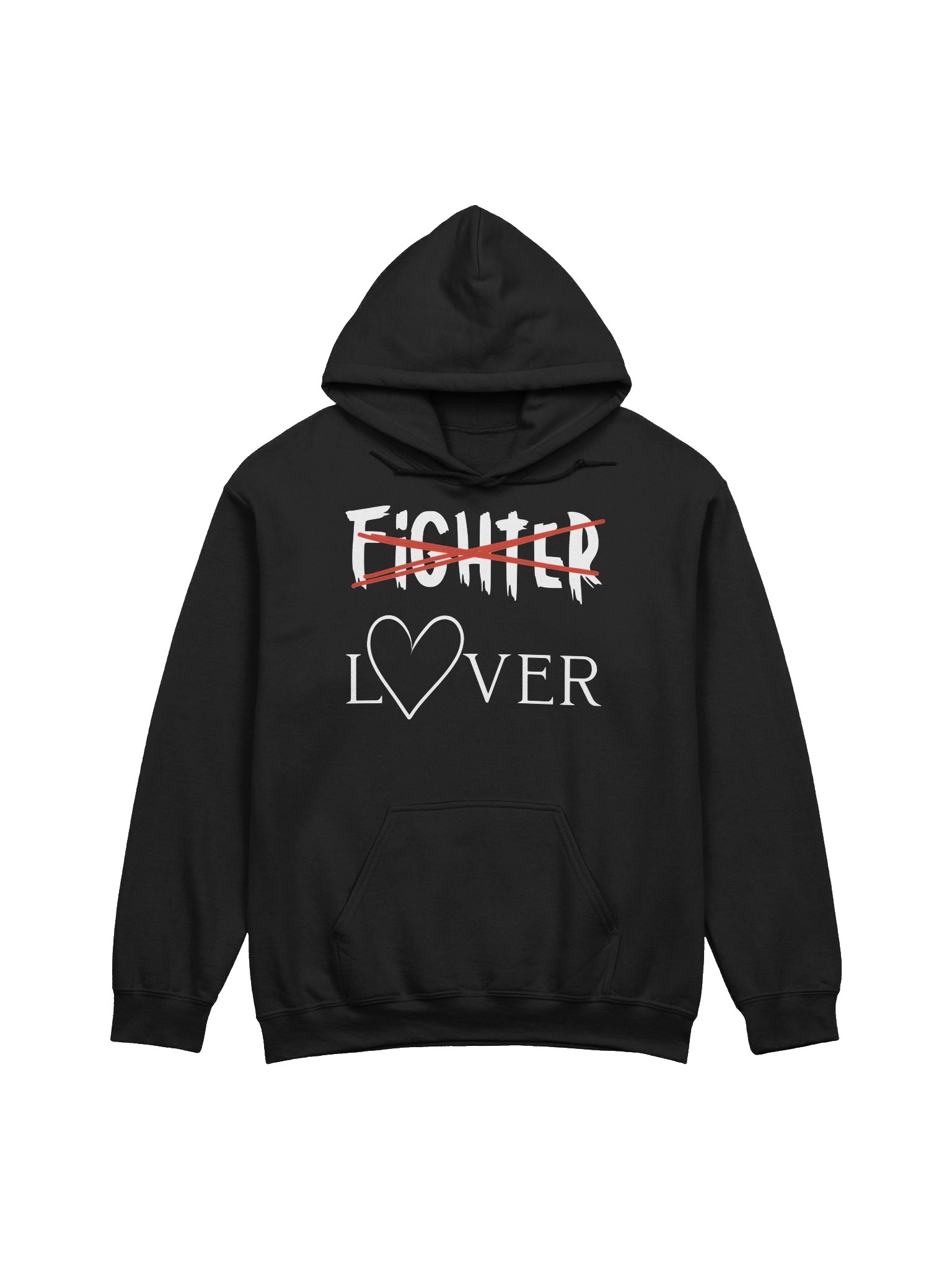 Lover Not A Fighter Hoodie product image (1)