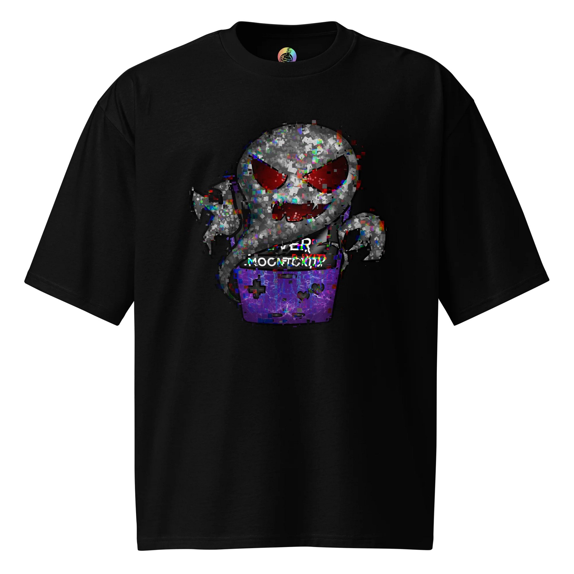 Glitched Ghostie Oversized Heavy T product image (1)