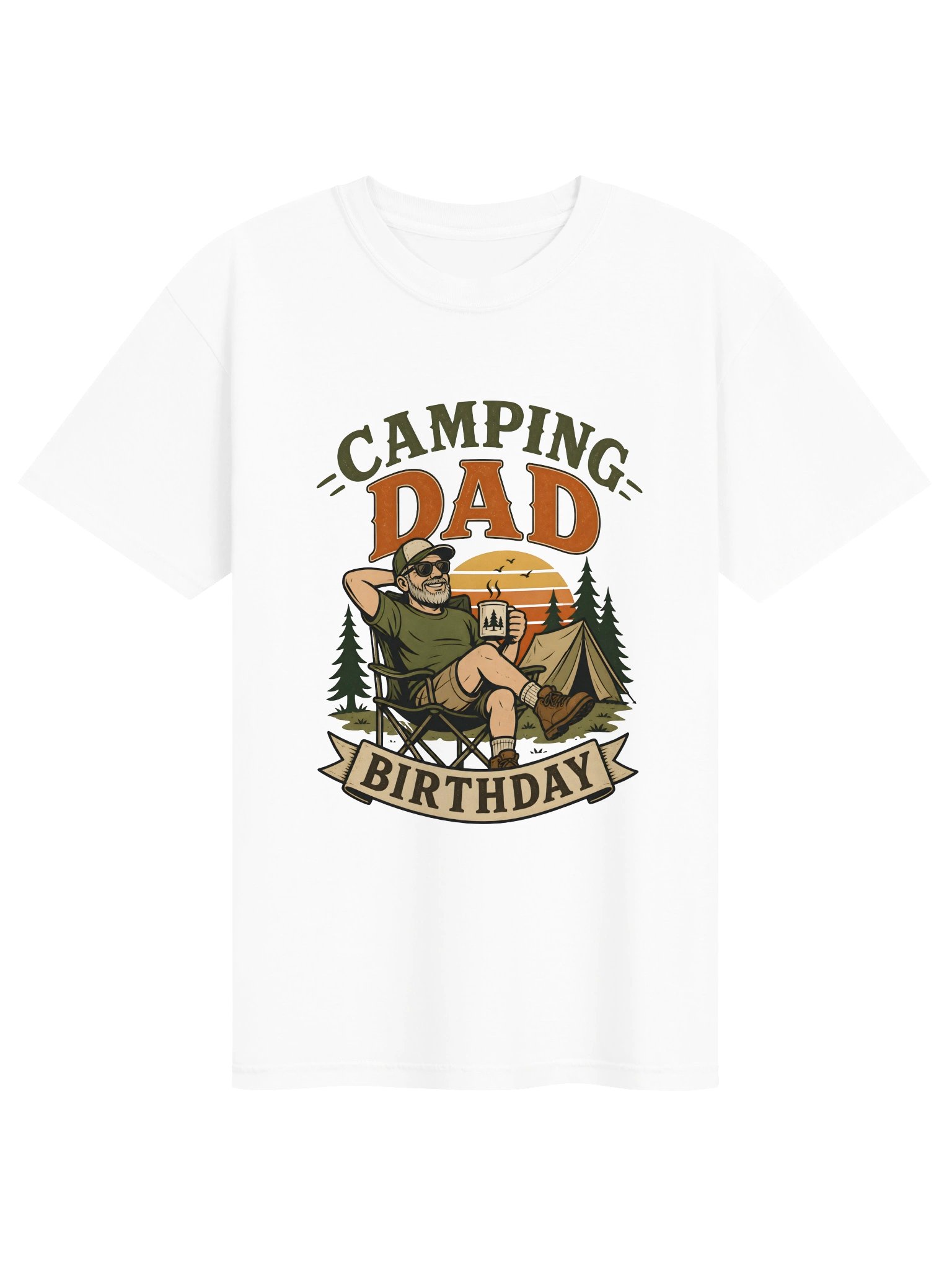 Camping Dad Birthday Tee product image (3)