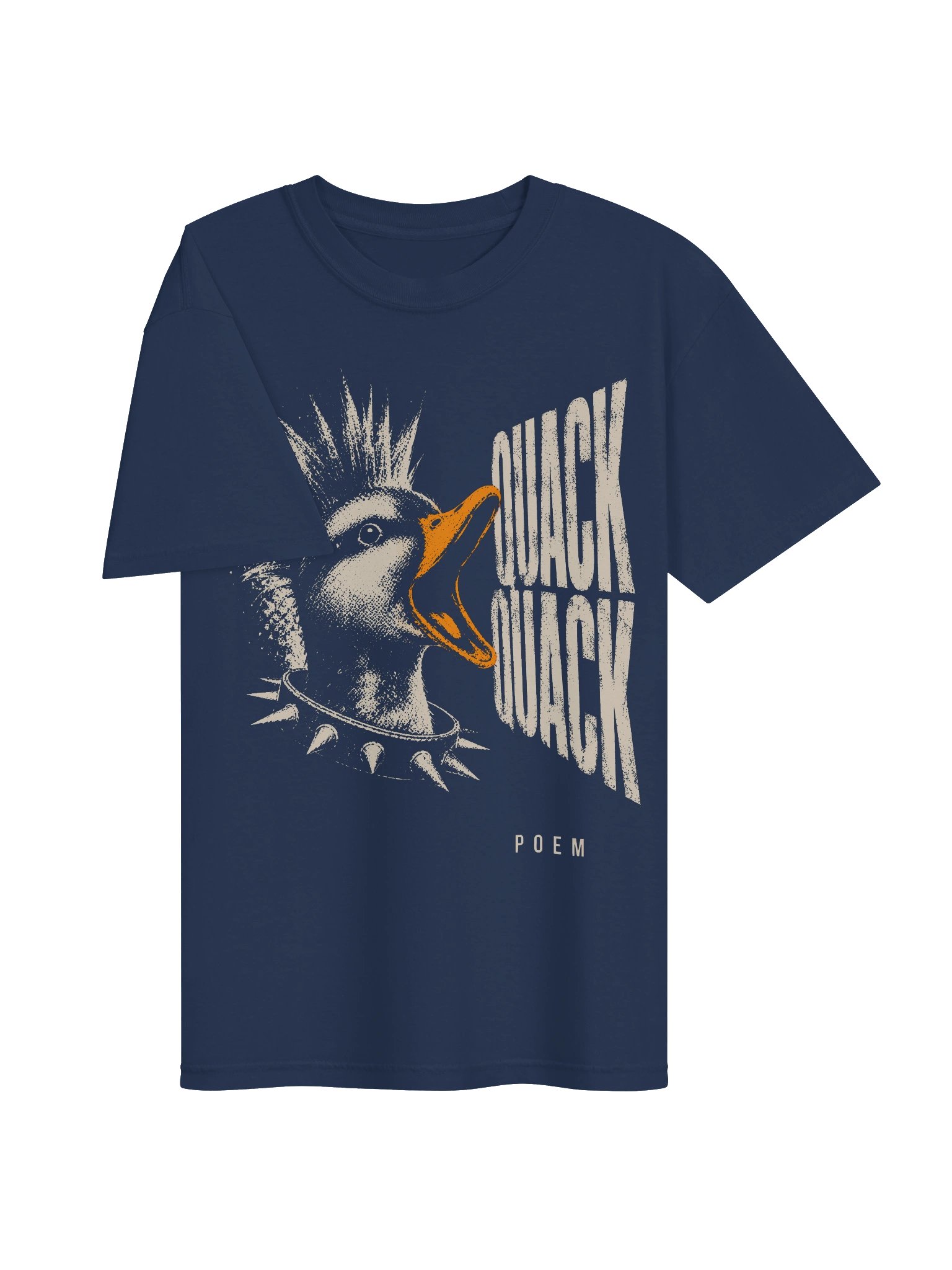 Punk Duck Quack Poem Heavyweight Graphic Tee product image (27)