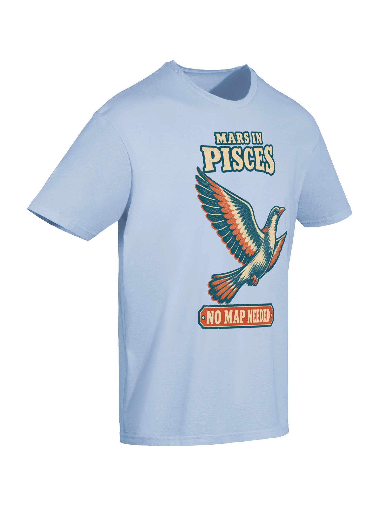 Mars in Pisces No Map Needed Tee product image (6)