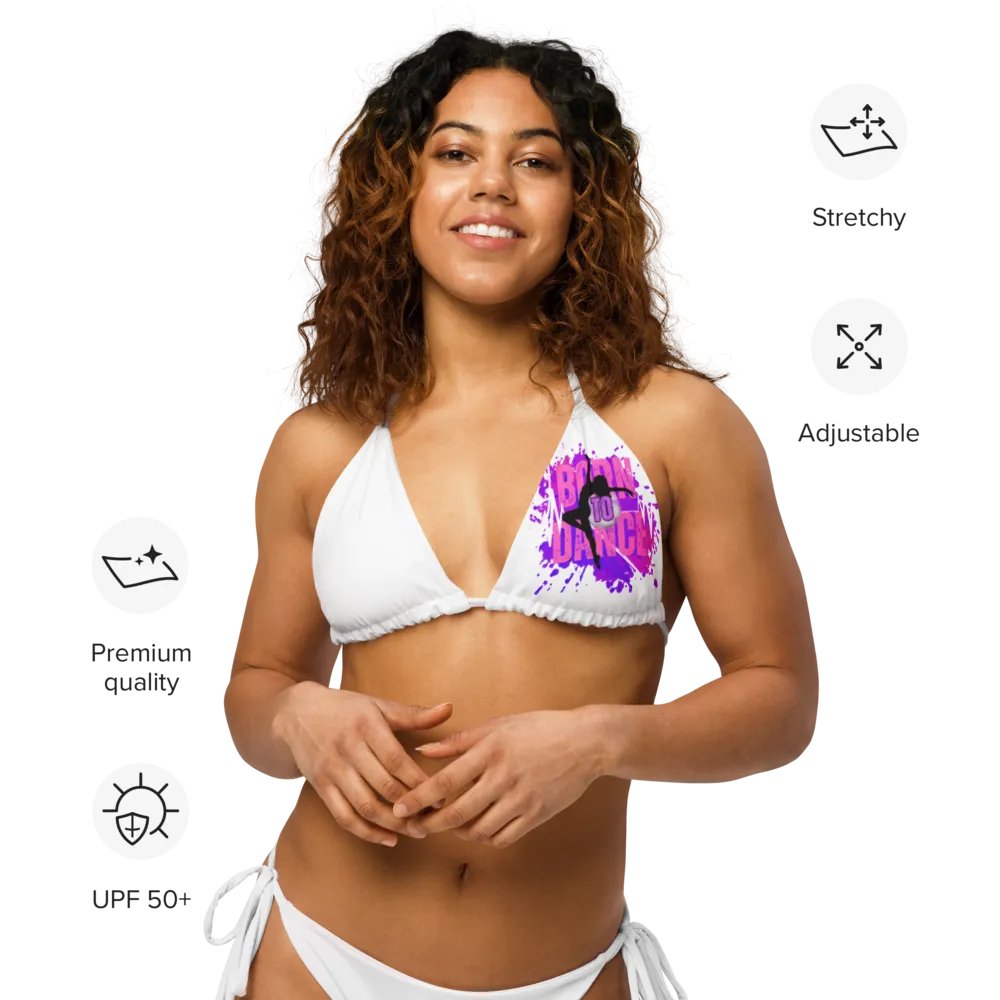 Born to Dance Her Silhouette String Bikini Top product image (11)