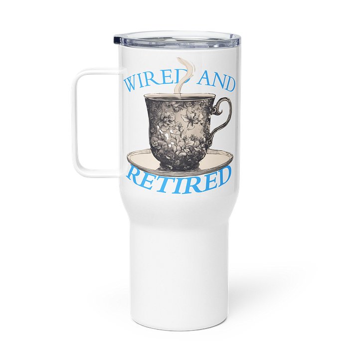Wired and Retired EOM Travel Mug product image (1)