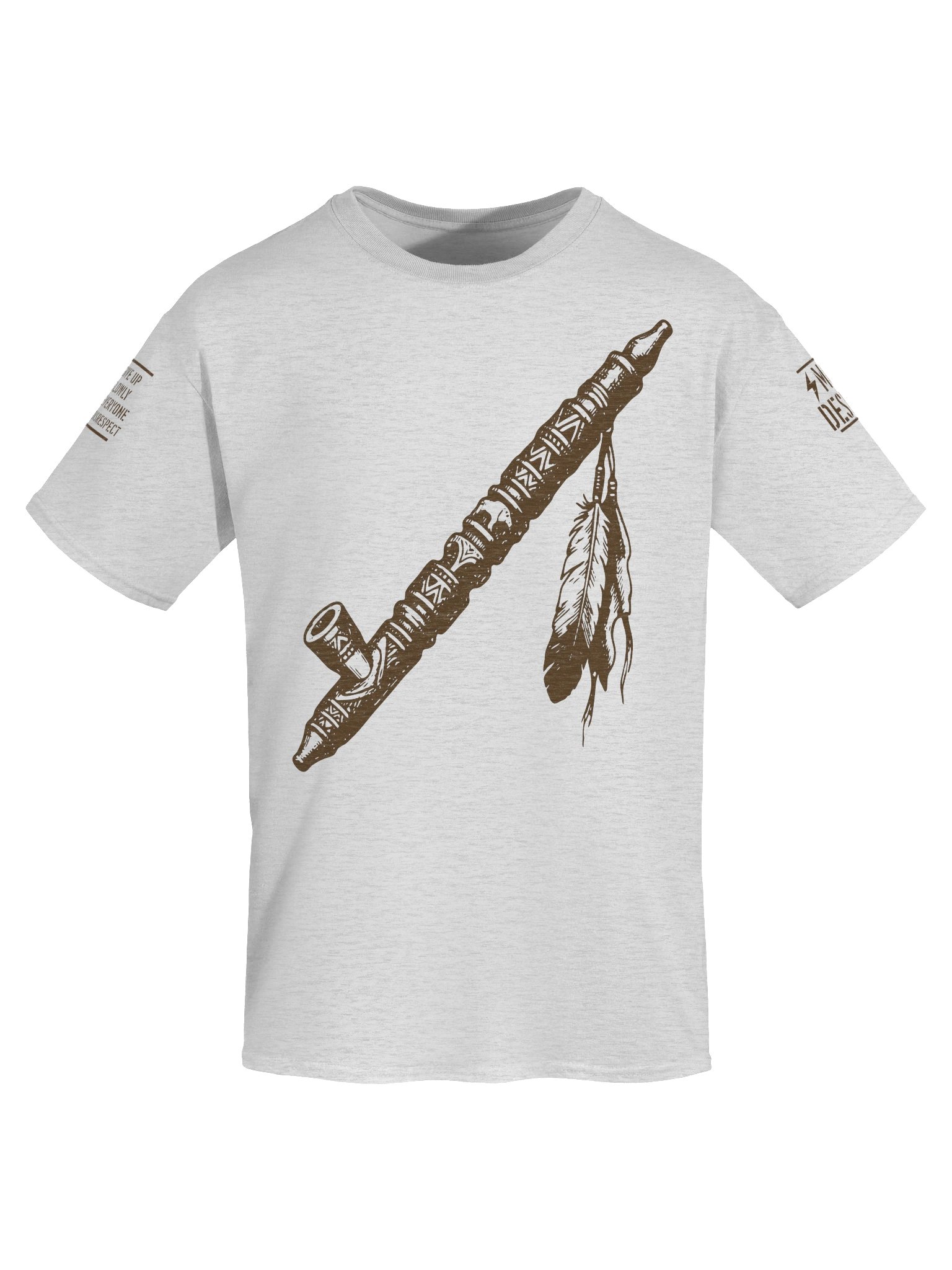 Spirit of the Plains Ceremonial Pipe Heavy Cotton Tee product image (5)