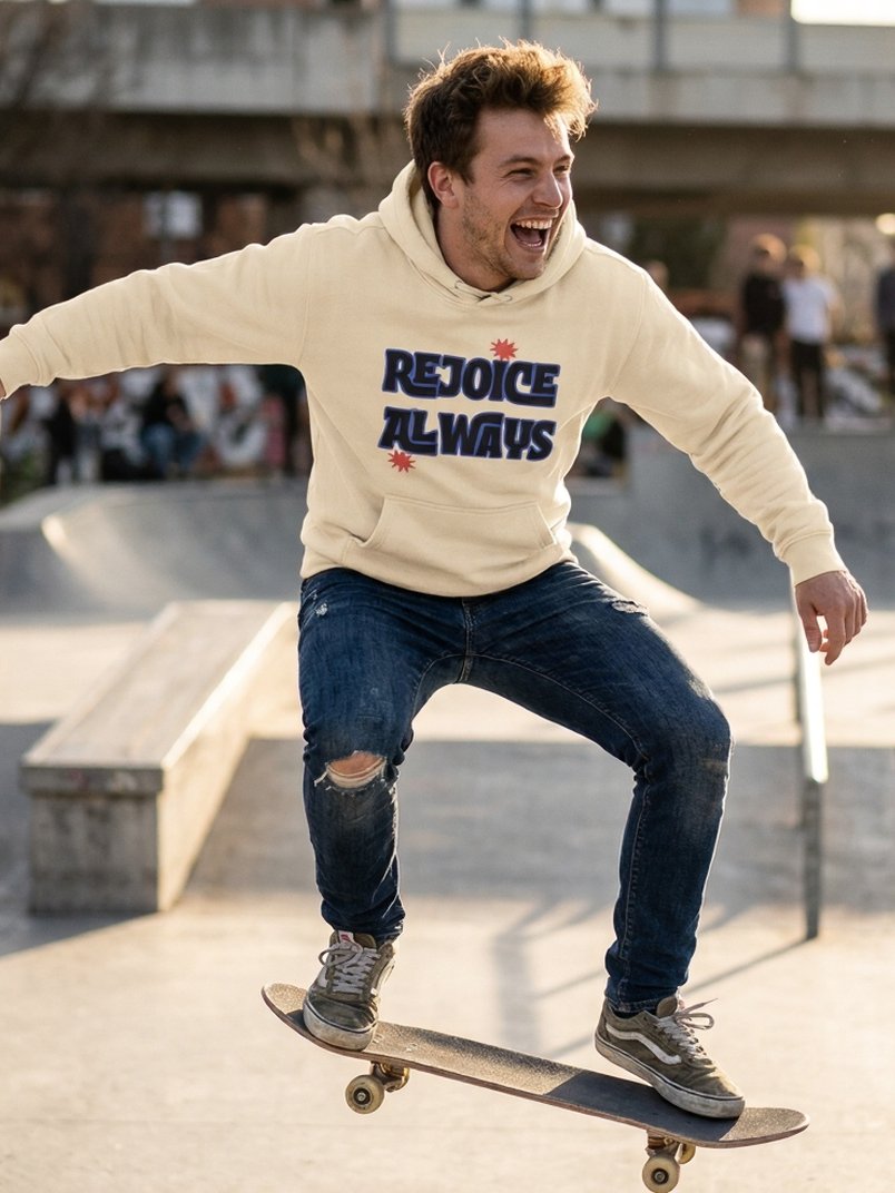 D2You Hoodie - Rejoice Always -Front (unisex) product image (4)