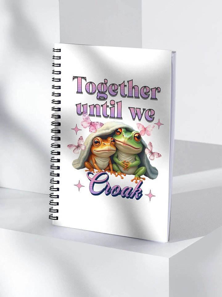 Together Until We Croak Frog Frogtastic Love Spiral Notebook product image (1)