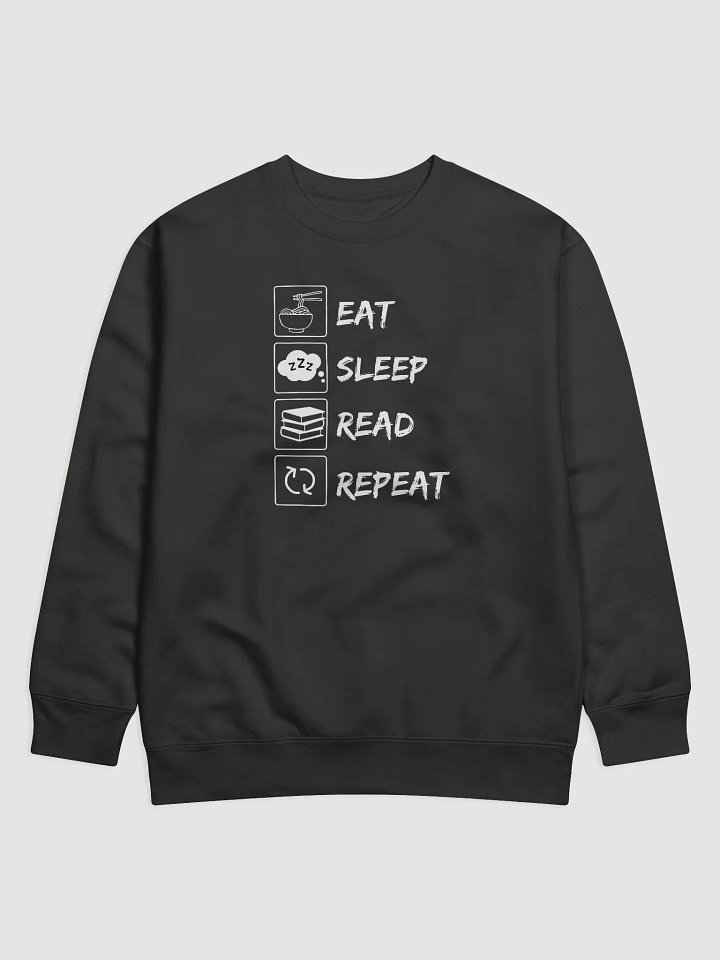 Eat, Sleep, Read, Repeat Sweatshirt | Premium Cotton Comfort product image (1)