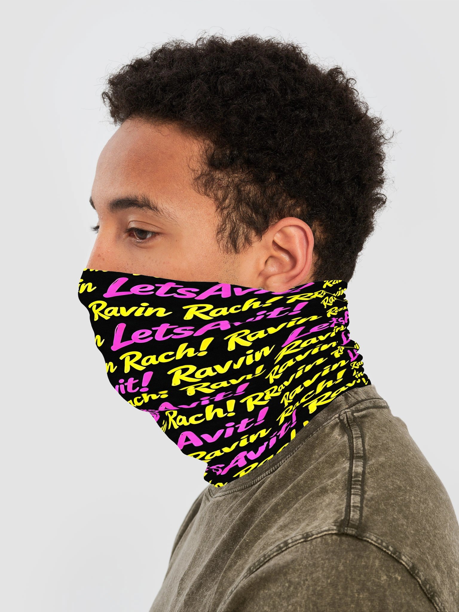 Ravinrach! LetsAvit! Neck Gaiter - pink product image (3)