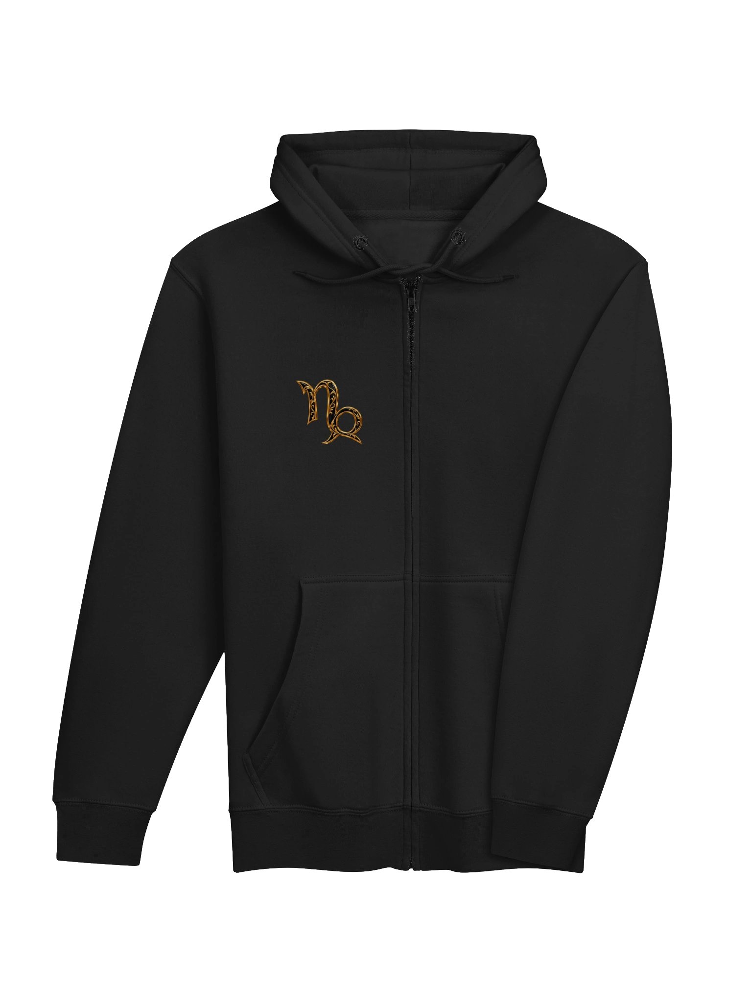 Ornate Gold Emblem Full-Zip Hoodie product image (4)