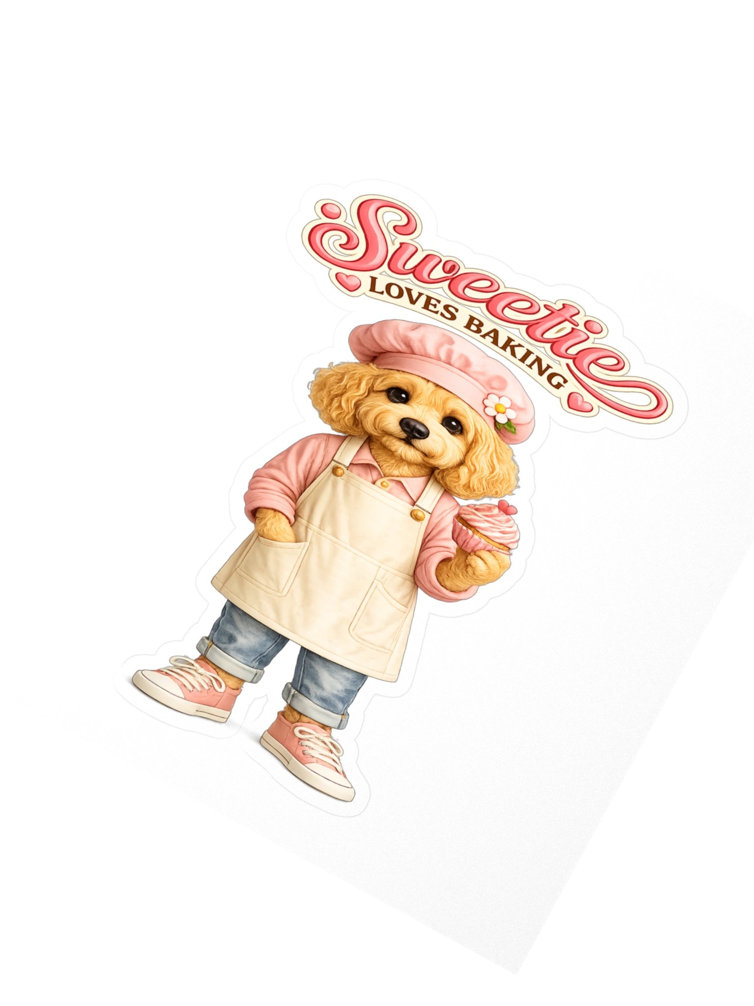 Sweetie Loves Baking Dog Sticker product image (2)