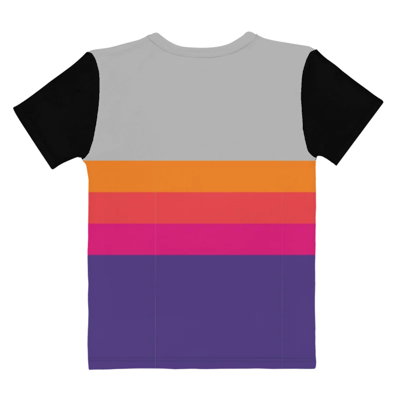FR AOP Women's Crew Neck T-Shirt product image (4)