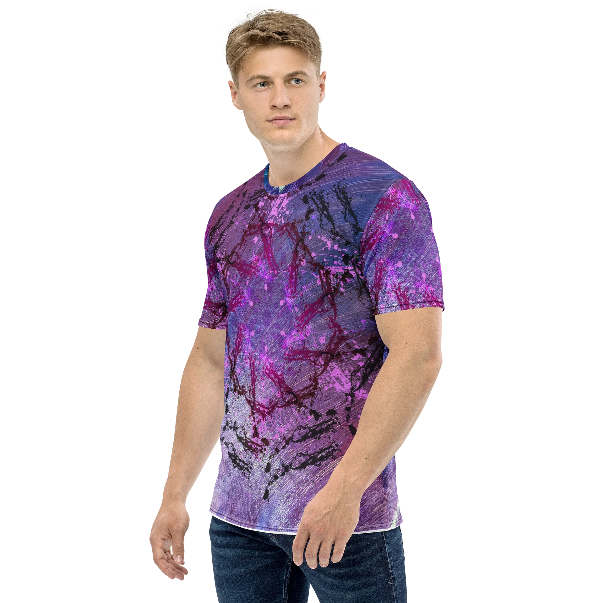 Violet Singularity Men's Crew Tee product image (3)