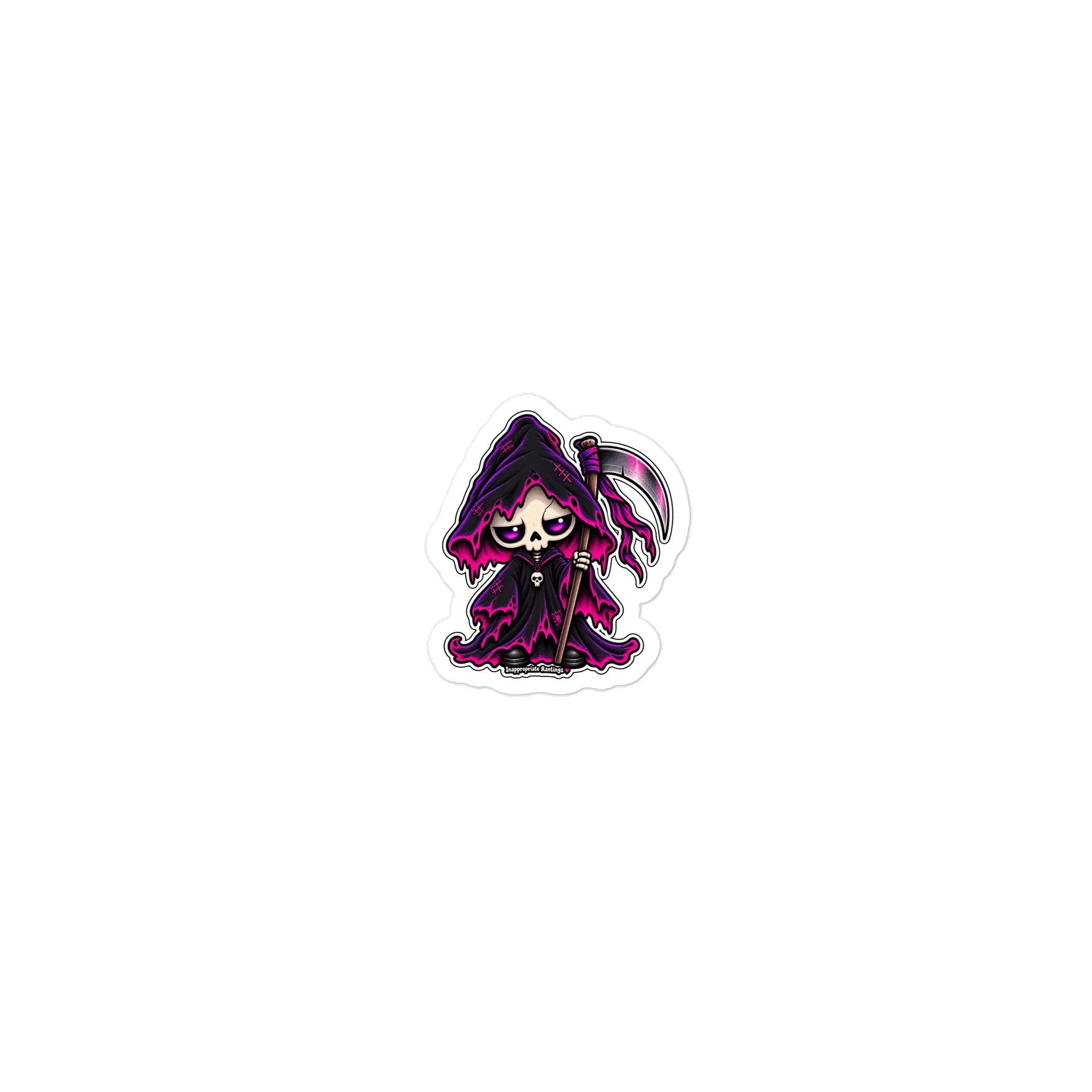 Cute Grim Reaper Die-Cut Sticker product image (1)