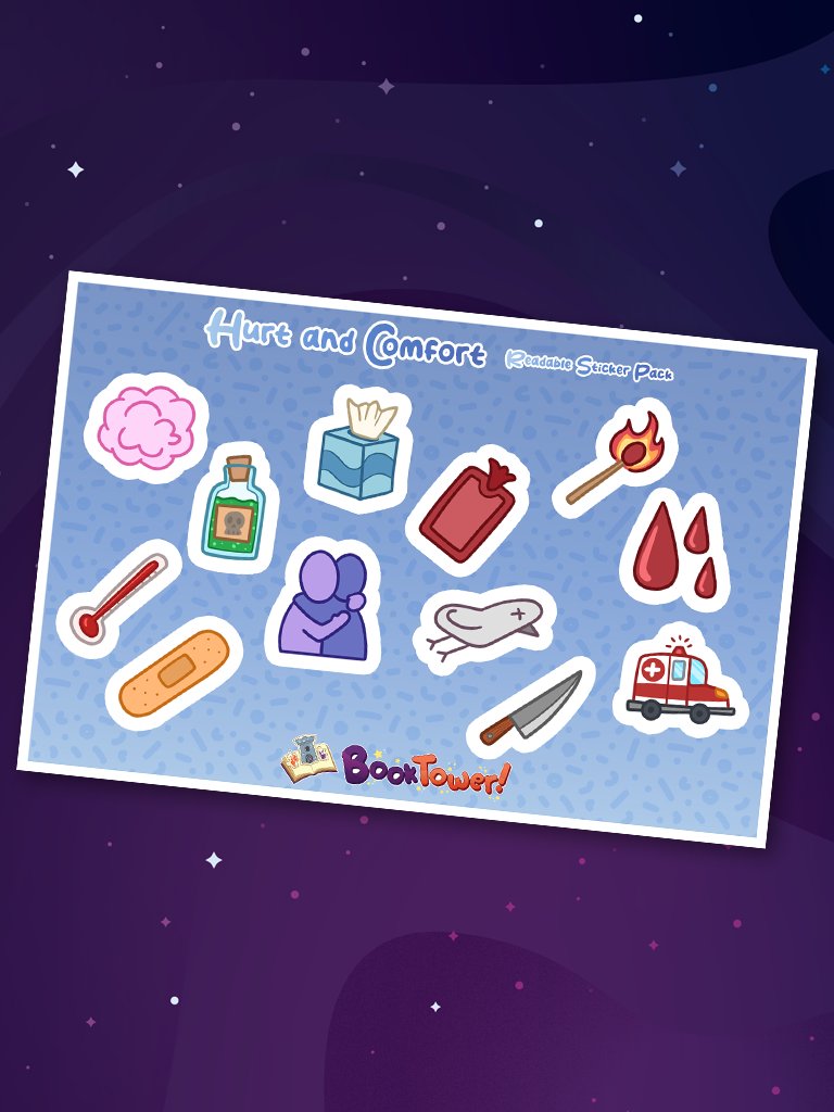 Hurt and Comfort Sticker Pack - Sticker Sheet product image (1)