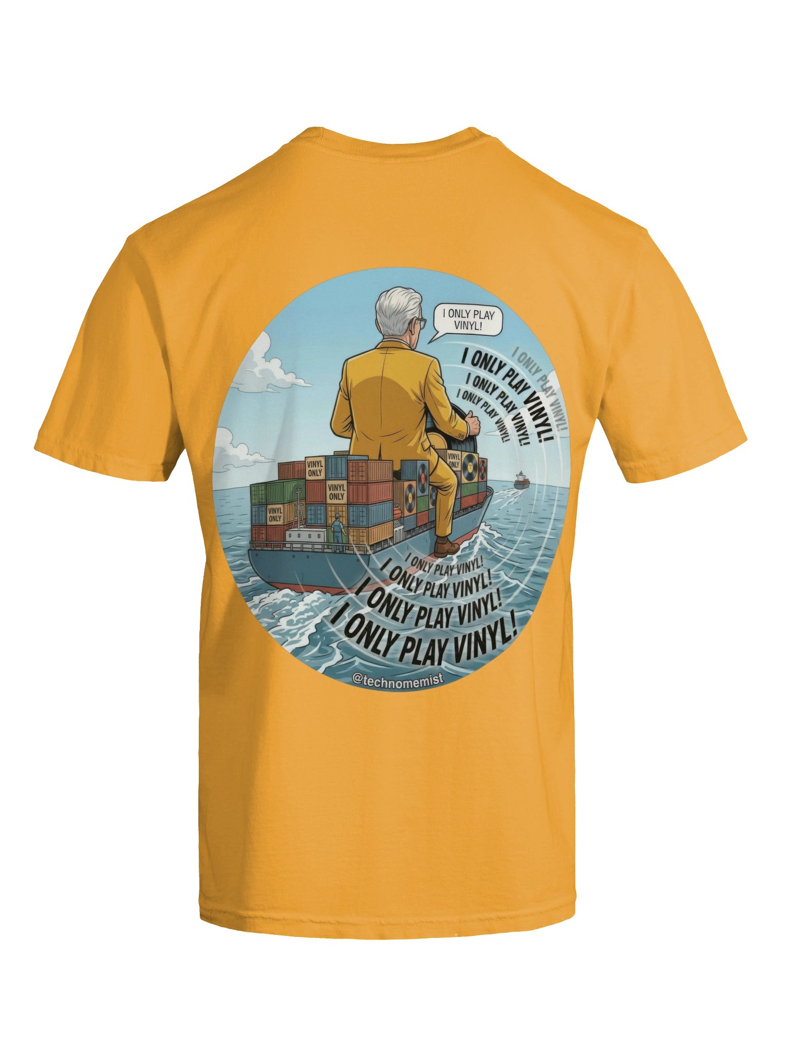 I Only Play Vinyl! Double Sided Shirt product image (8)