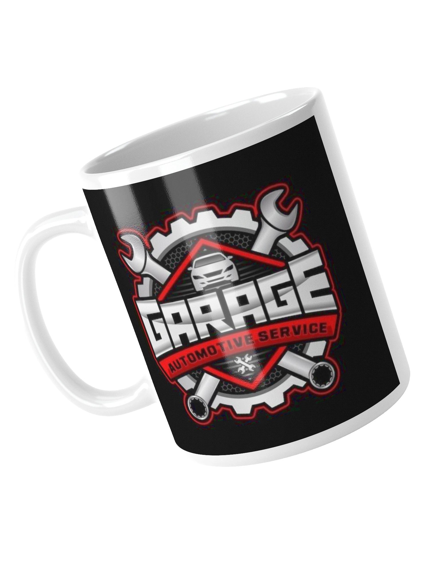 White Glossy Mug | Garage Automotive Service Mug | Mechanic Coffee Mug | Auto Repair Mug | Car Enthusiast Gift product image (5)