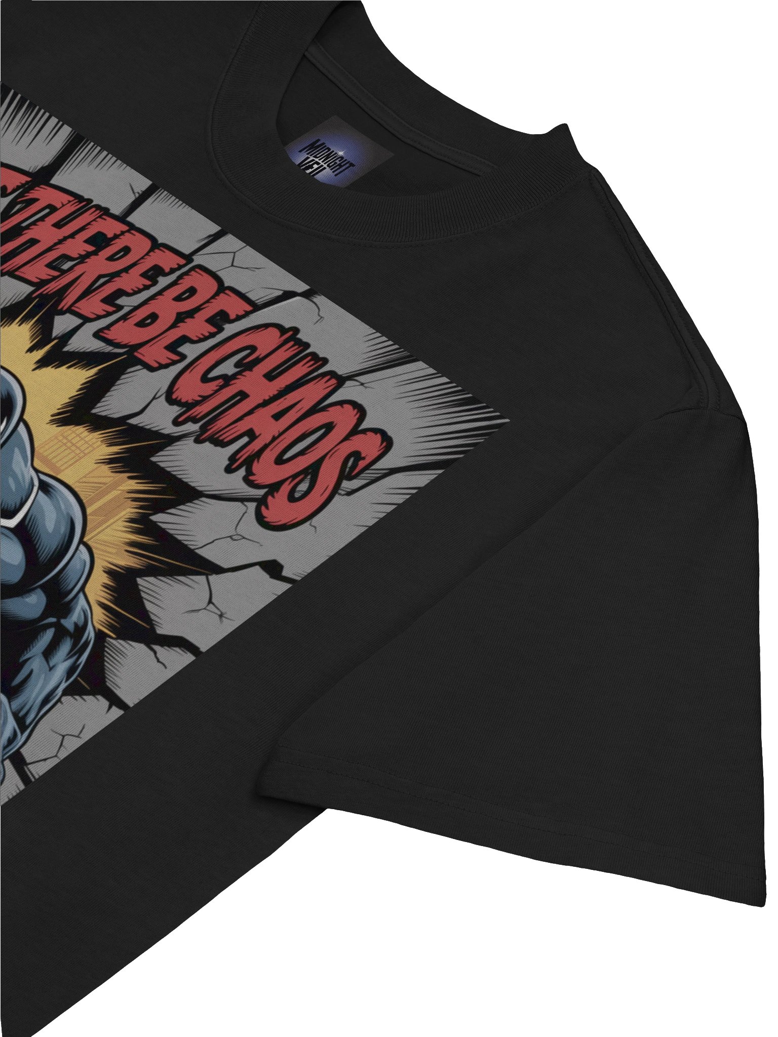 Let There Be Chaos: Venom Faded Oversized Tee product image (7)