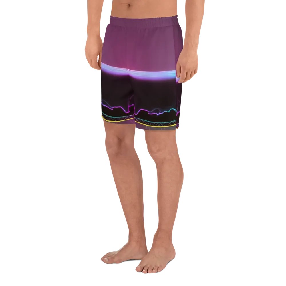 Blackknight513 All-Over Print Athletic Long Shorts product image (4)
