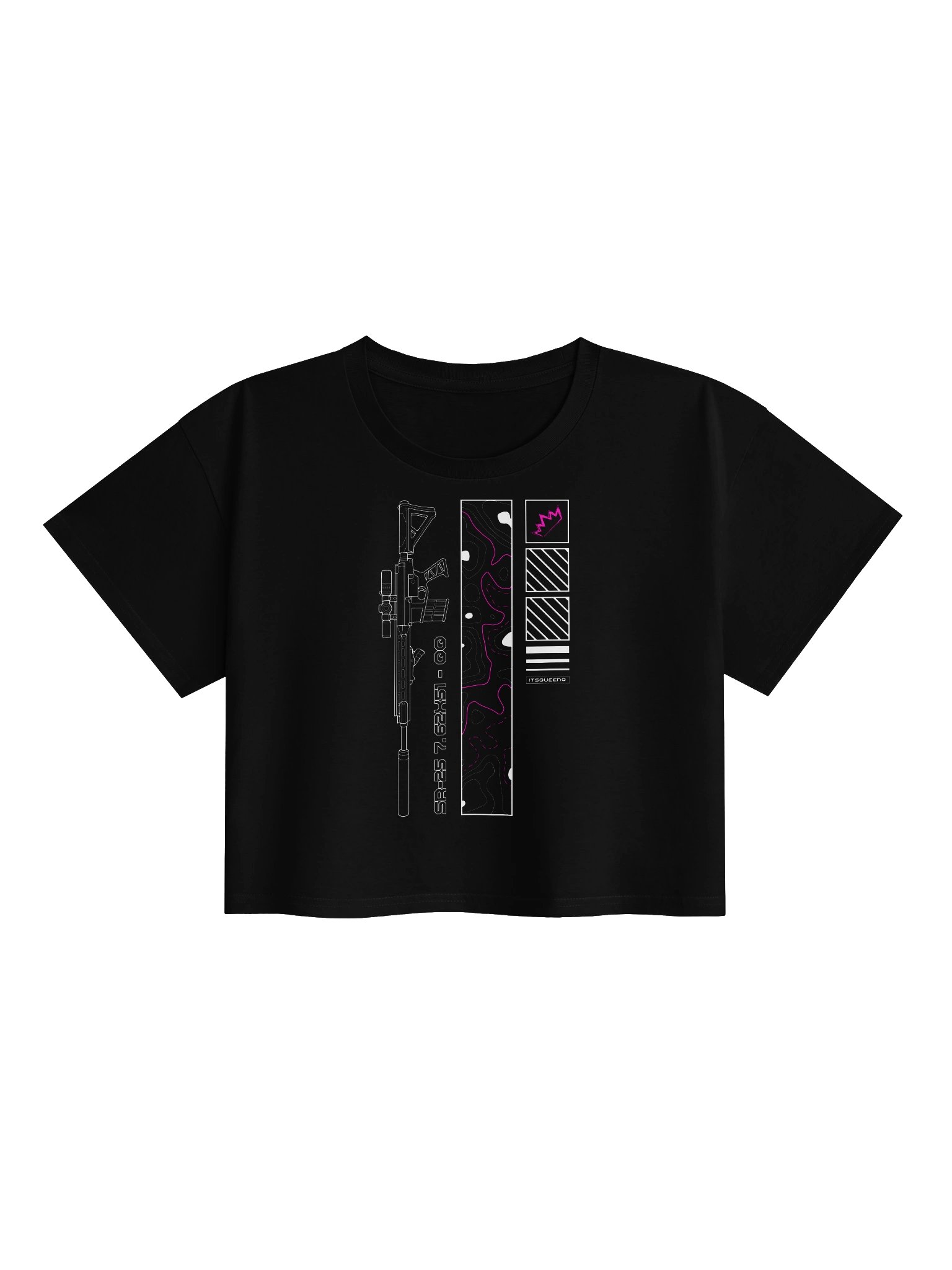 SR 25 Grid Crop Top product image (3)