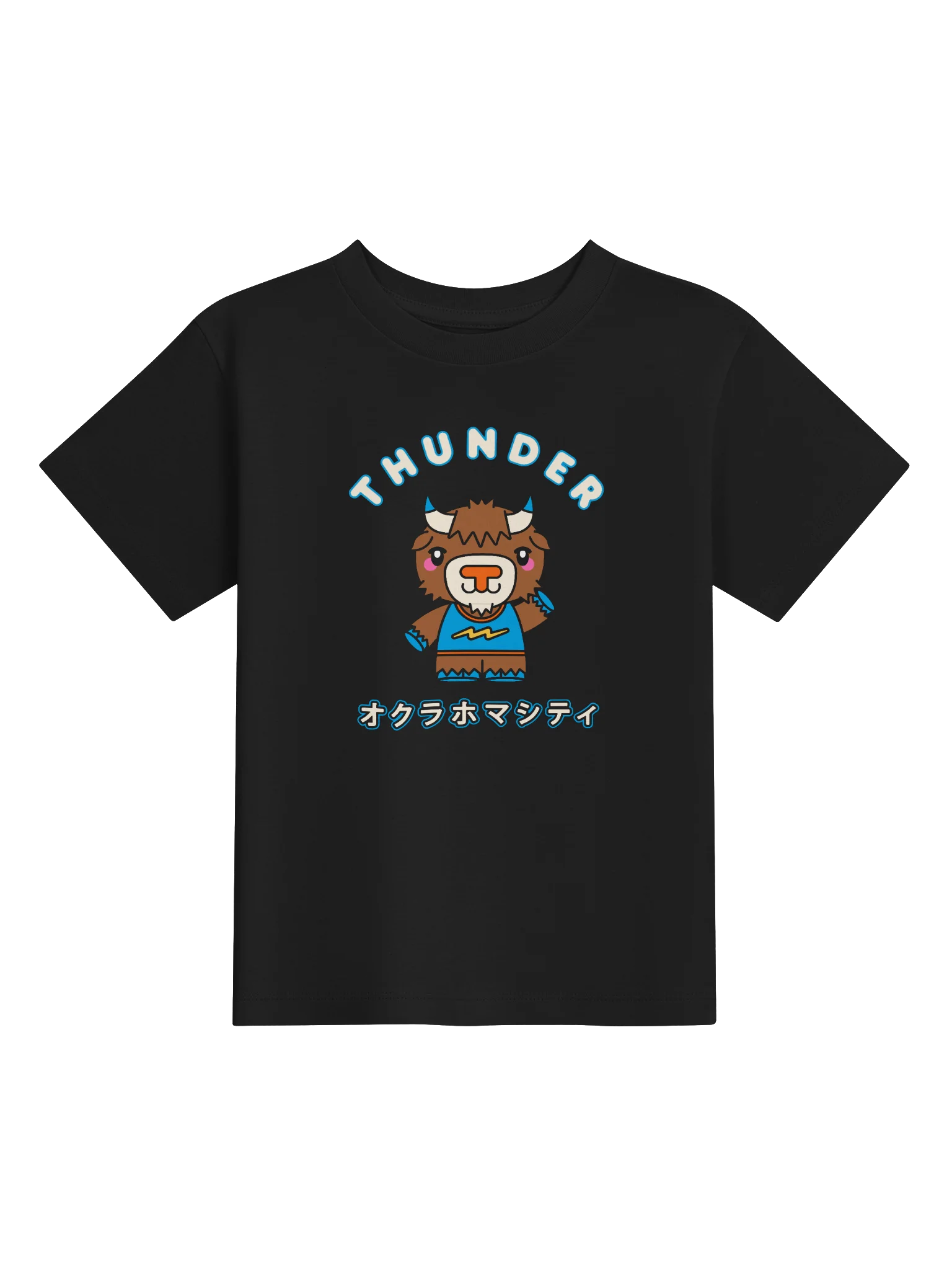 Thunder Basketball Kawaii Toddler Tee product image (1)