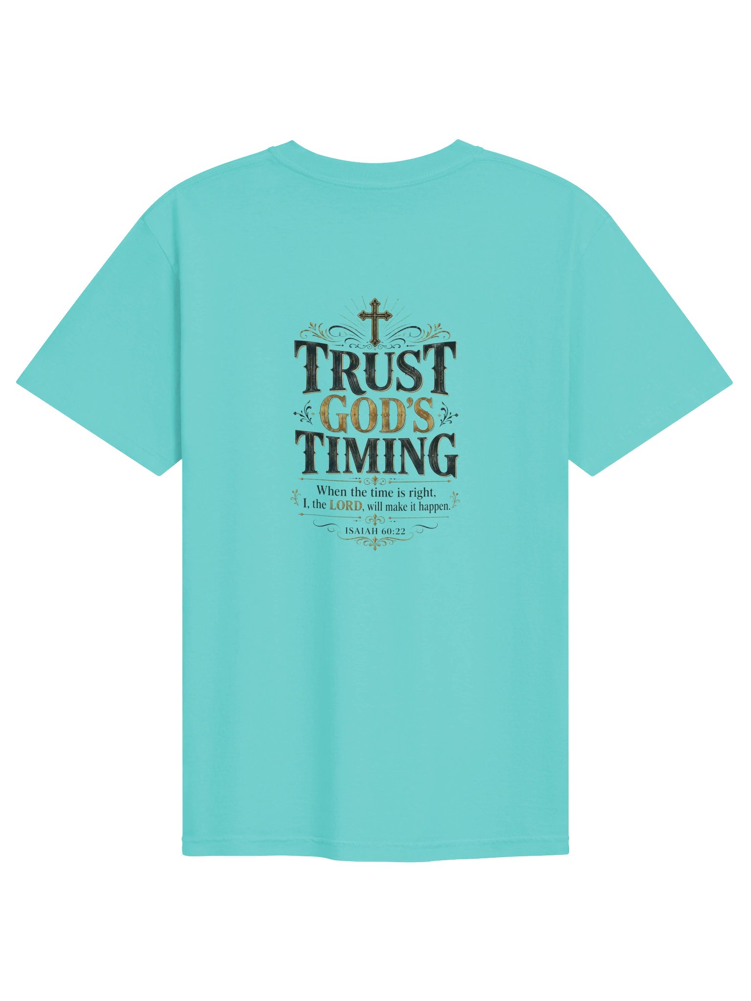 Minimal Cross Black Tee product image (2)
