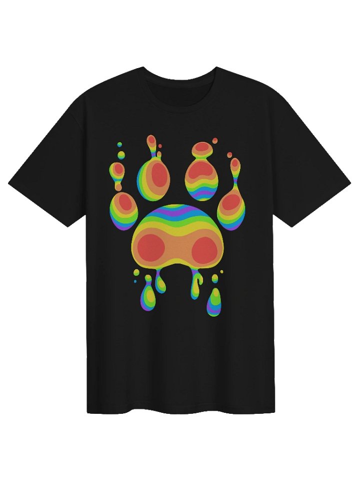 Rainbow Pride Lava Paw Shirt product image (1)