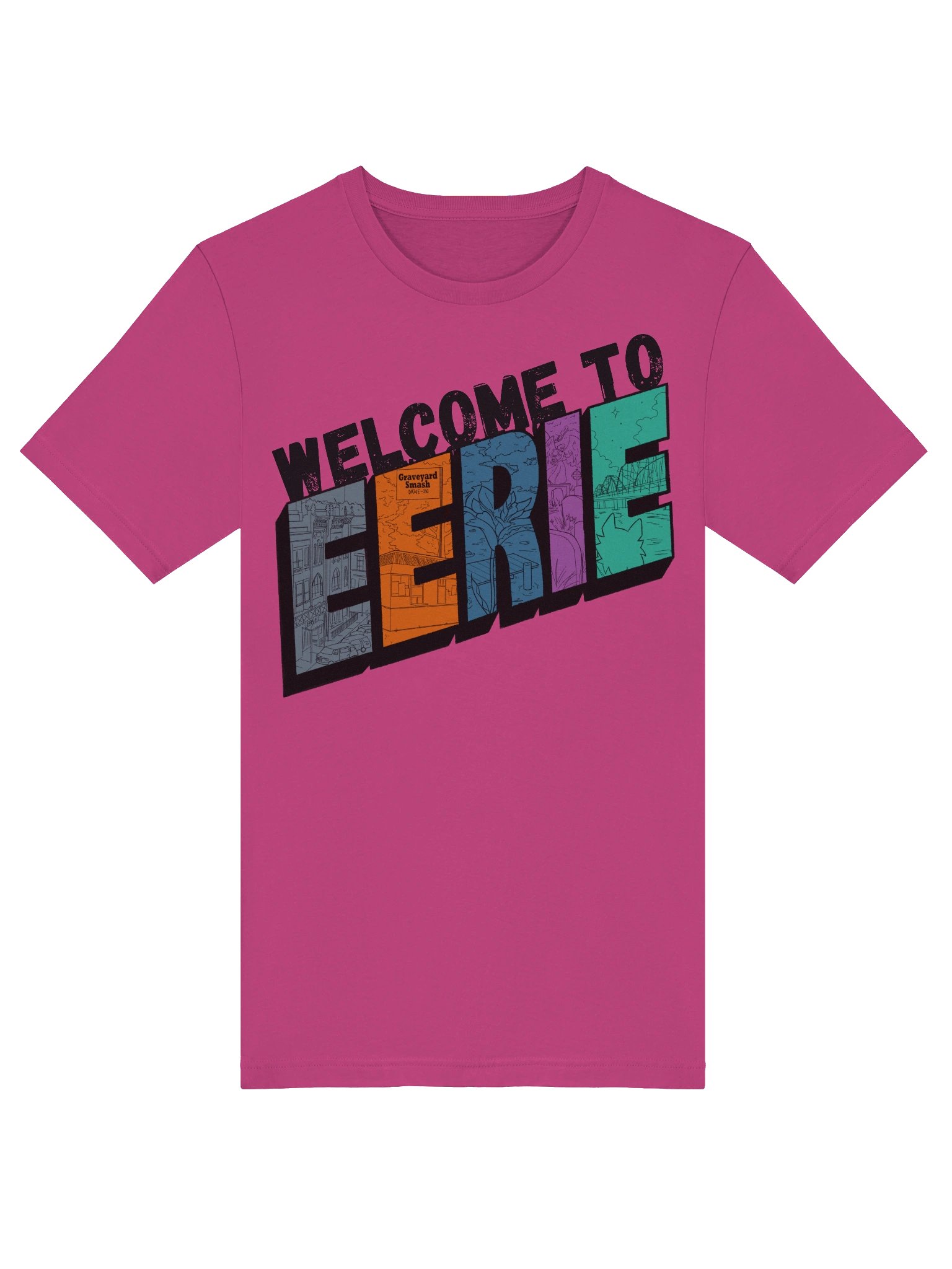 Welcome to Eerie T-Shirt product image (5)