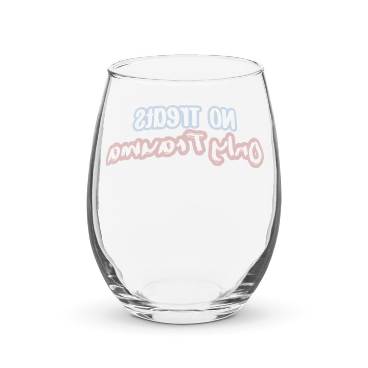 No Treats Wine Glass product image (2)