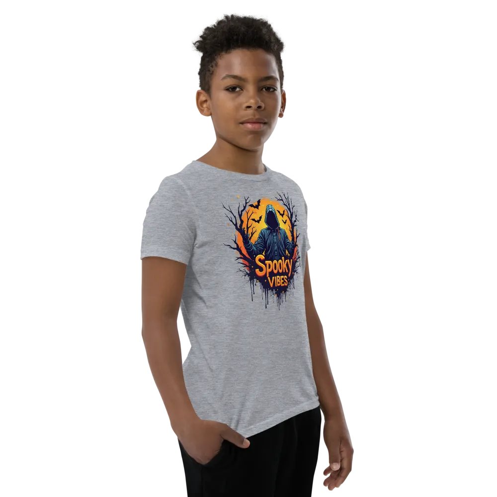 Spooky Vibes Hooded Youth T-Shirt product image (24)