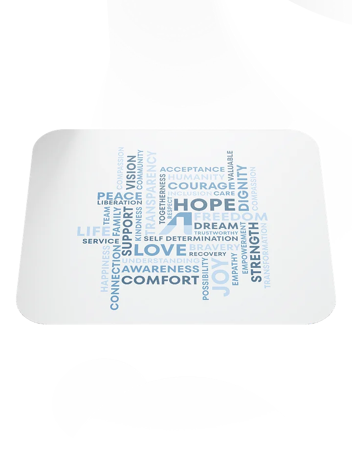 Word Cloud Mousepad product image (1)