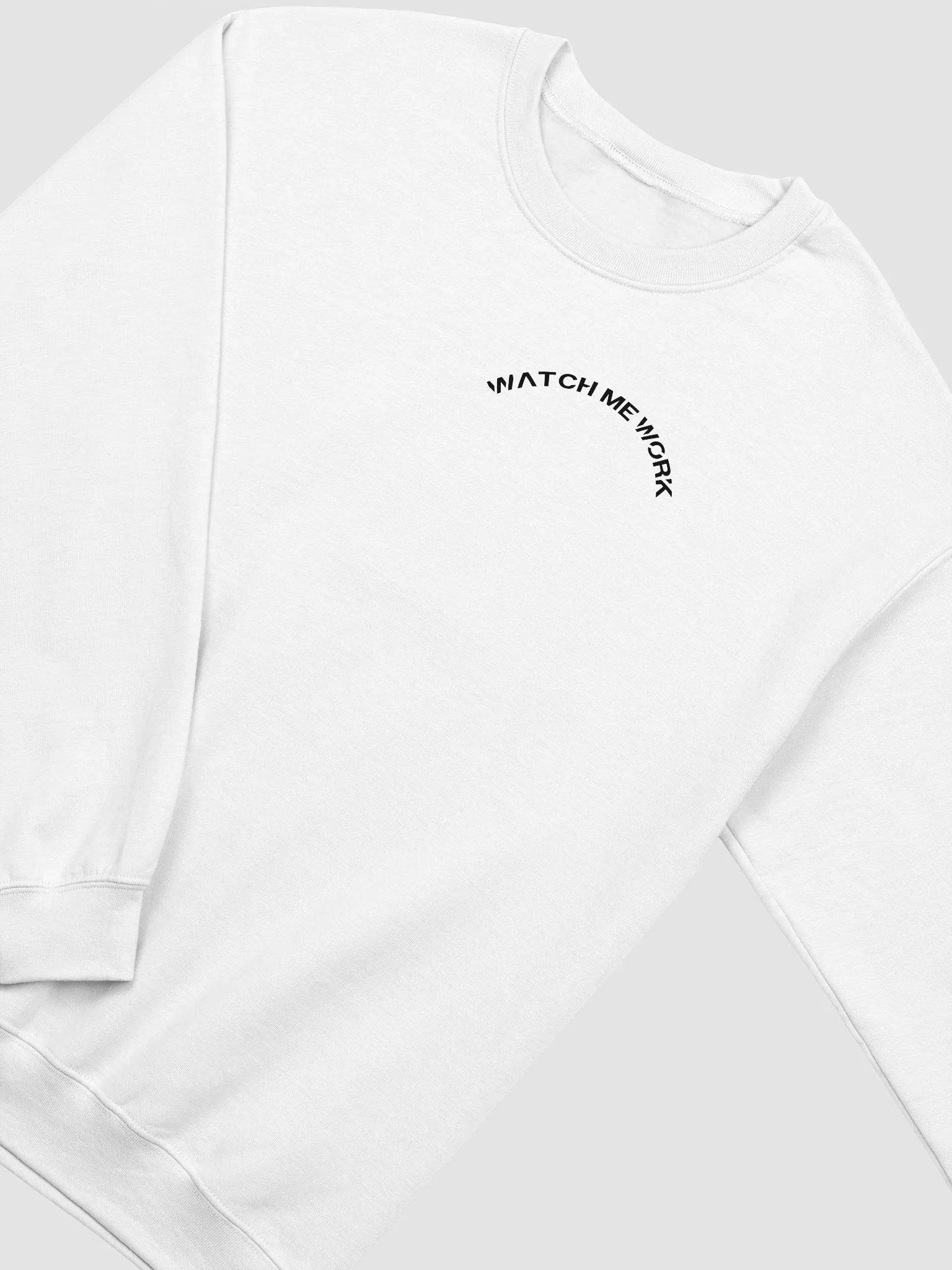 WatchMeWork Signature Crewneck - White product image (3)