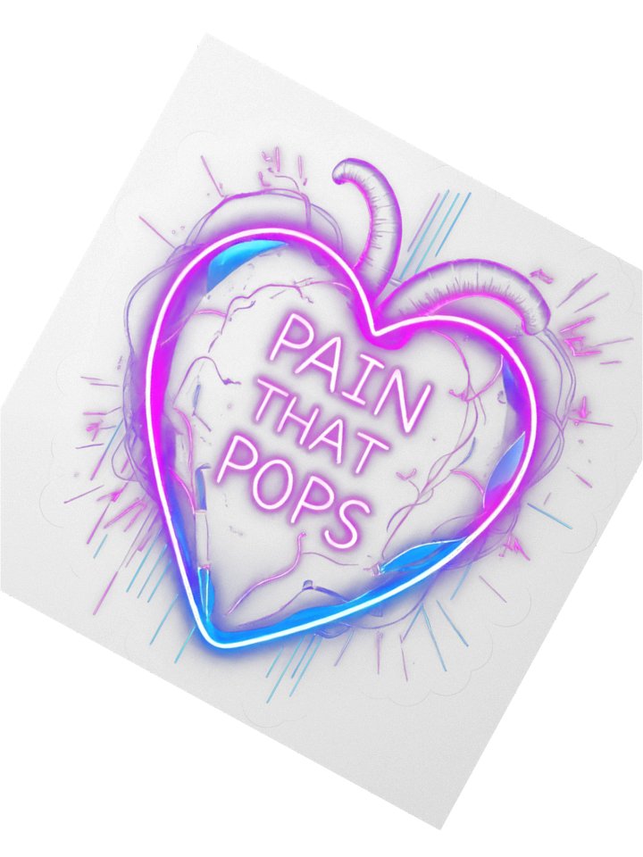Bleed Neon (Pain That Pops) Stickers product image (7)