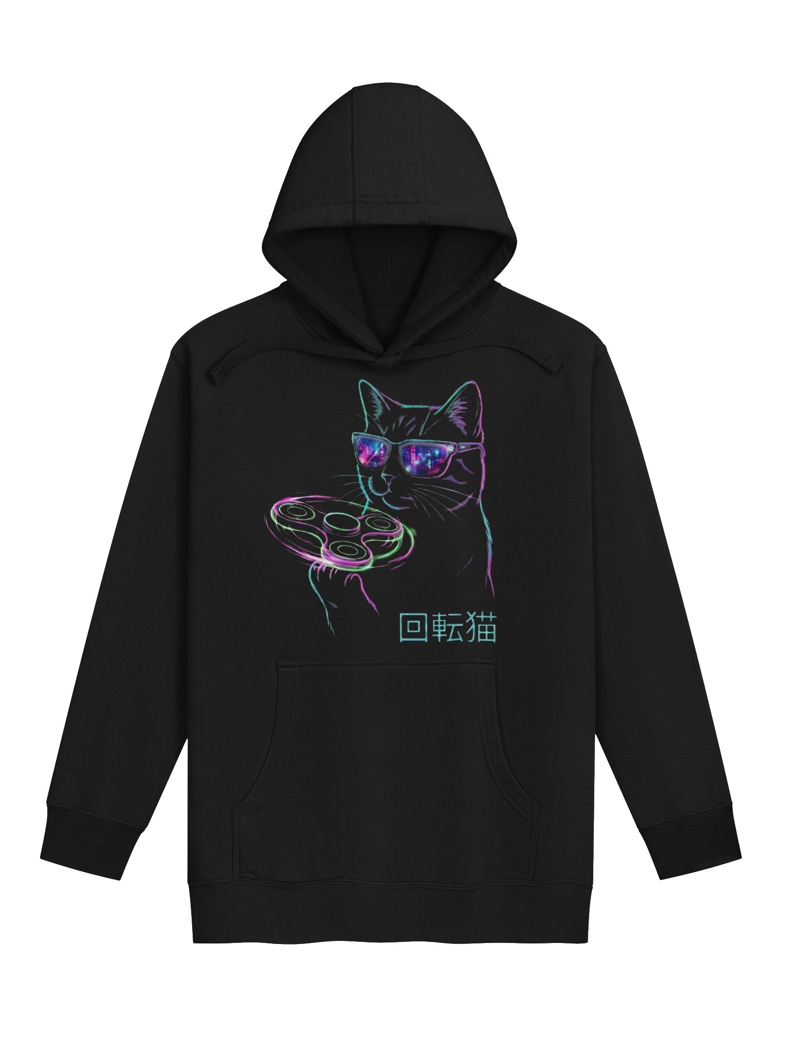 "Kaiten Neko" Signature Neon Hoodie product image (1)